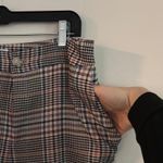 Anthropologie ✅By plaid tartan neutral color career pants trousers light wear Photo 1