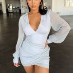 Tiger Mist Silver Mini Dress Photo 0