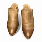 Frye Jacy Tan Leather Mules boho western leather pointed toe scandi girl Size 9 Photo 1