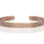 Classic Solid Copper Magnetic Bracelet Cuff Bangle Pain Therapy Energy Jewelry Photo 0