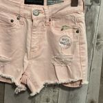 Aeropostale Pink High Rise Shorty Denim Jean Shorts NEW Photo 2
