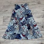 MSK Womens sleeveless paisley dress w/ 3 ring accent neckline, size Medium (M) Photo 0