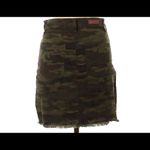 Sanctuary  Women Camo Khaki Skirt Sz. 25 EUC Mini Tattered Dreamer Skirt Photo 1