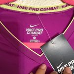 Nike  Women's dry fit fitted Magenta Long Sleeve Tee size large NWT Photo 2