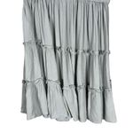 Justify Mini Dress Womens S Pale Blue Tiered Crochet V-Neck Sleeveless Prairie Photo 2