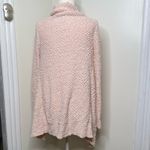 Adam Levine  Open Front Waterfall Cardigan Sweater Size XS Light Pink Chunky Knit Photo 3
