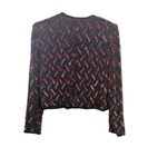 Papell Boutique Vintage Women's Beaded Sequin Embellished Evening Jacket Size 6P Photo 2