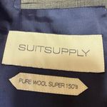 Suit Supply 100% Wool Men's Gray Long Sleeve Button Blazer Coat Suit Jacket 42 Photo 2