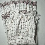 Sea New York Colette Ruffle Tassel Maxi Dress White Size 8 Photo 1