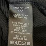 ASTR The Label Black Ribbed Halter Tie Cutout Long Sleeve Thong Bodysuit Top S Photo 4