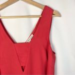 BCBGeneration Bright Coral Sleeveless Cut Out Tank Top S Photo 3