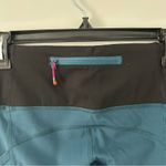 Lululemon Clear As Mud Mid Rise Snow Leggings Pants Alberta Lake Teal Black 4 Photo 6