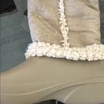 Crocs  Khaki Fuzz Collection Fleece-Lined Boots. Size Women’s 11 Nadia style Photo 1