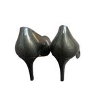 LK Bennett  STILA COURTS OLIVE PATENT ROUND HEELS PUMPS 39 Photo 3