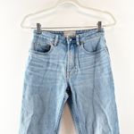 Everlane  High Rise The Curvy Cheeky Straight Leg Crop Jeans Medium Wash Blue 25 Photo 3