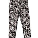 Zyia Cheetah Leopard Print Scrunch Butt Leggings Sz 4 Brown Photo 0