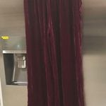 Faherty ππ Vintage Silk Velvet Genevieve Pant Wide Leg Maroon Banner Large NWT Photo 7