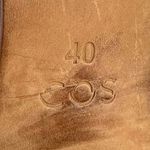 COS  Women's White Weave Braided Leather Block Heel Slip-On Pumps Shoes 40 US 9 Photo 6