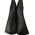 Earth Spirit Gelron 2000 Laser Cut Ballet Flats Black Faux Leather Sz 6 27ER021 Photo 6