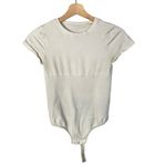 Yummie White Crewneck Short Sleeve Shape Bodysuit M Size M Photo 5