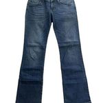 Cross Laura Low Rise Dark Wash Denim Jeans Bootcut Regular Size 26 Y2K Style Blue Photo 0
