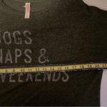 Xhilaration Olive Green Women's Graphic Top Photo 7