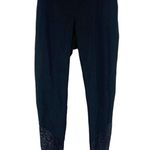 Beach Riot  Lauren Black Ribbed High Rise Legging Size Medium Mesh Stretch Yoga Photo 1