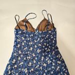 Majorelle  Quincy Midi Dress in Blue Ditsy XS Photo 8
