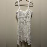 Lulus  Divine Beauty White Lace Midi Dress With Pockets XL Photo 2