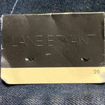 Lane Bryant NWT WO SIZE 26 DENIM MIDI DENIM SKIRT PLEATS POCKETS Photo 11