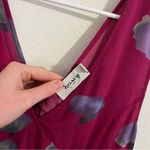 Coach Sleeveless Silk Floral V-Neck Dress Photo 1