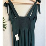 Show Me Your Mumu  Claire Midi Dress In Emerald Chiffon M NWT Photo 3