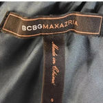 BCBGMAXAZRIA  | 100% Silk Smokey Teal Sleeveless Cocktail Dress Size Small S Photo 3