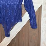 Royal blue lace bodysuit. P2P 21” length, neck to crotch 33” Size 2X Photo 3