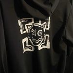 Smiling face sweatshirt hoodie szS Black Photo 2