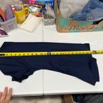 Lands' End Navy V-neck Surplice Wrap Swim Tee Rash Guard Womens Small 4/6 Photo 6