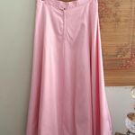 1970s Handmade Aline Light Pink Maxi Skirt Size M Photo 3