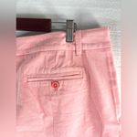 J. Crew Factory 14 Cotton Preppy Cuffed Red Shorts Pink Photo 5