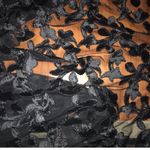 Badgley Mischka Louisa Black Embellished Formal Long Maxi Beaded Lace Gown Mother of Bride Groom Dress Photo 9