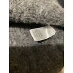 Banana Republic  Womens V Neck Cable Knit Short Sleeve Sweater Wool Alpaca Gray M Photo 4