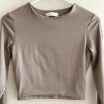 Klesis Taupe Cropped Long Photo 2