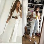 ZARA Off-White Sleeveless Blazer Size Small Photo 13