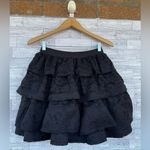LANVIN for H&M Ruffle lace circle Skirt size 2 Black Photo 11