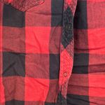 Arizona Jeans Arizona Jean Company Red and Black Button Down Shirt Photo 3