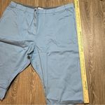 New Women Within 28W Petite Light Blue Capri Plus Size Pants​​ Photo 4