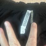 Monoreno Black Boho Tunic Top Mini Dress S Crochet Lace Trim Photo 3