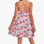 Qian Li | ladies Hawaiian print sundress. Size: 2XL Pink Size 2X Photo 13