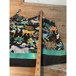 Wantschun Women's Cheetah Zebra Jungle Print Spaghetti Strap Tank Top US Small S Black Photo 4