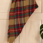 Blanket scarf 60x 60 inch plaid scarf caftan poncho plaid red navy green Buffalo Photo 0