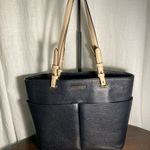 Michael Kors BEDFORD TOP ZIP POCKET TOTE Black Leather SHOULDERBag Photo 12